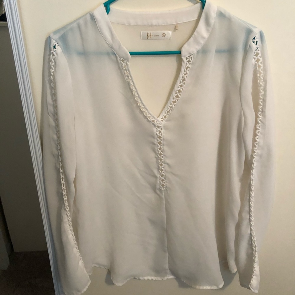 White Sheer Blouse